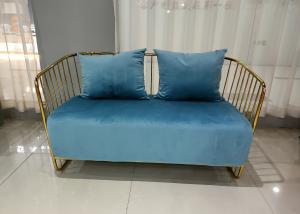 Buy cheap Stable No Shaking 123cm 76cm Wrought Iron Settee product