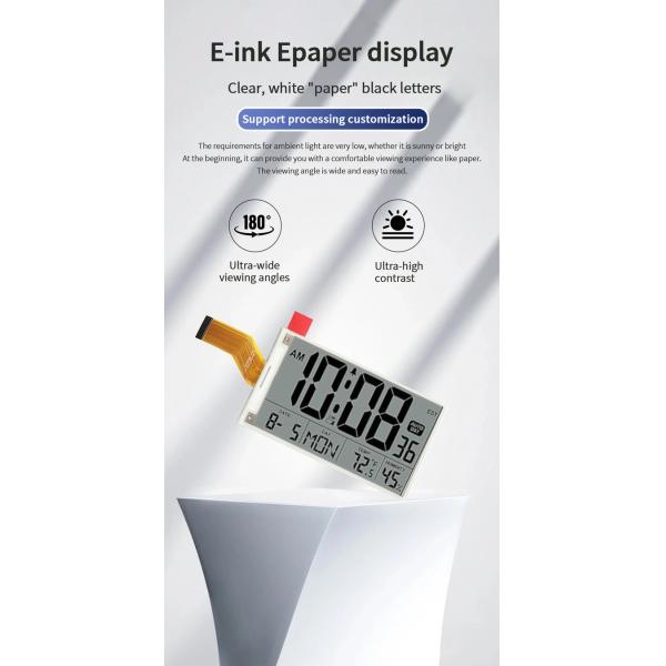 3.7Inch Epaper Display Electronic With Adjustable LCD Screen