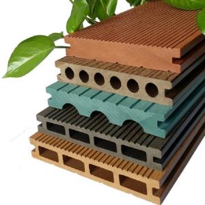 Buy cheap 3D Model WPC Hollow Decking Strong Temperature Adaptability Eco Wood Composite Decking product