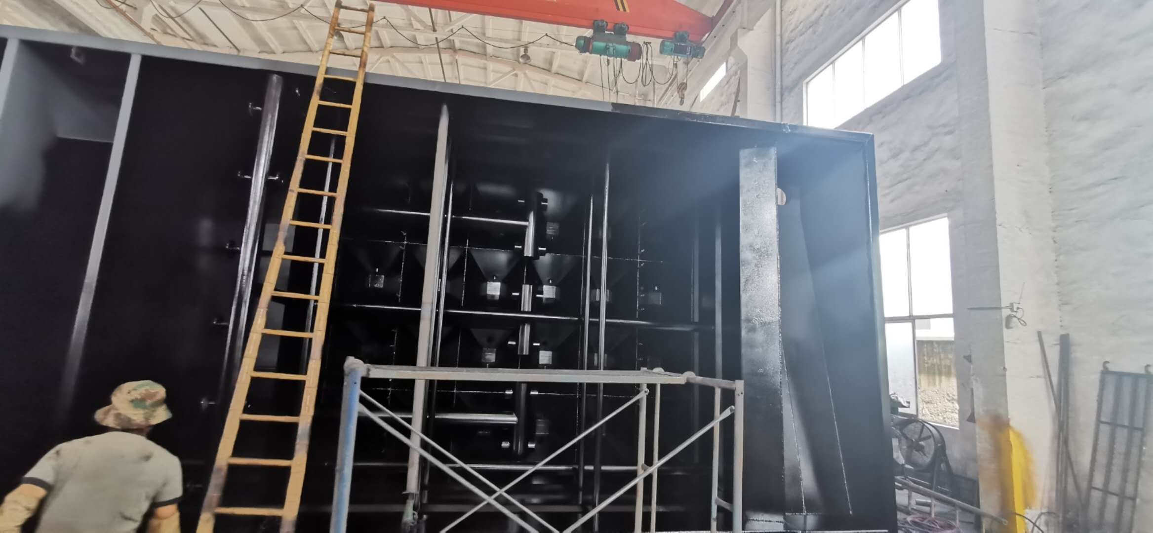 Compact SS304 Sewage Treatment Unit - 1m³/h Capacity