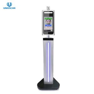 Buy cheap Stainless Steel 8&quot; Time Attendance Facial Recognition Thermometer product