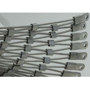 316l Zoo 7x7 Flexible Stainless Steel Cable Netting Rope Mesh