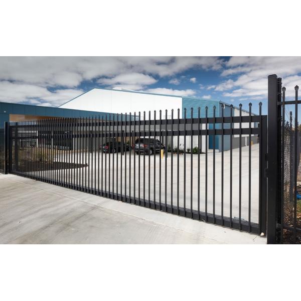 2019 galvanized Iron Wrought Steel Fence 2.1x2.4m High Quality