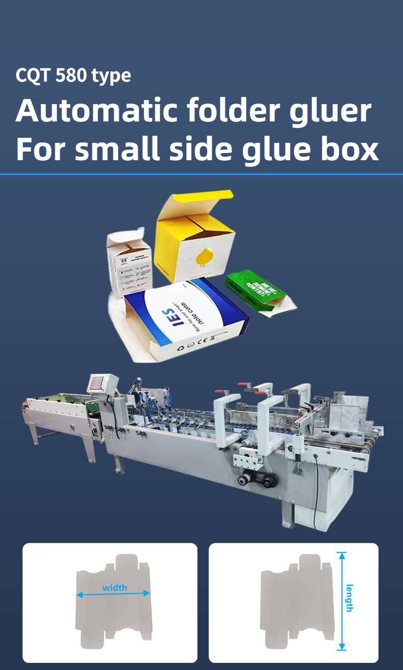 Machinery Hardware Automatic Folder Gluing Machine for Corrugated Carton Cardboard Box
