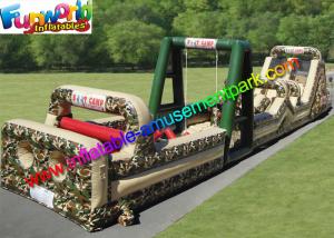 Buy cheap PVC Tarpaulin Inflatables Obstacle Course Military Boot Camp Challenge product