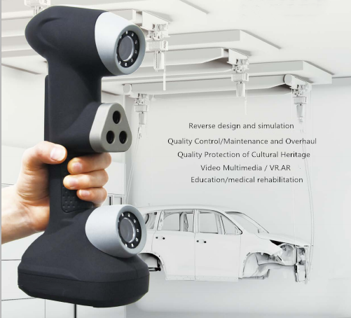 Real Time 3D Measurement Scanner With Three Dimensional Scanning Software