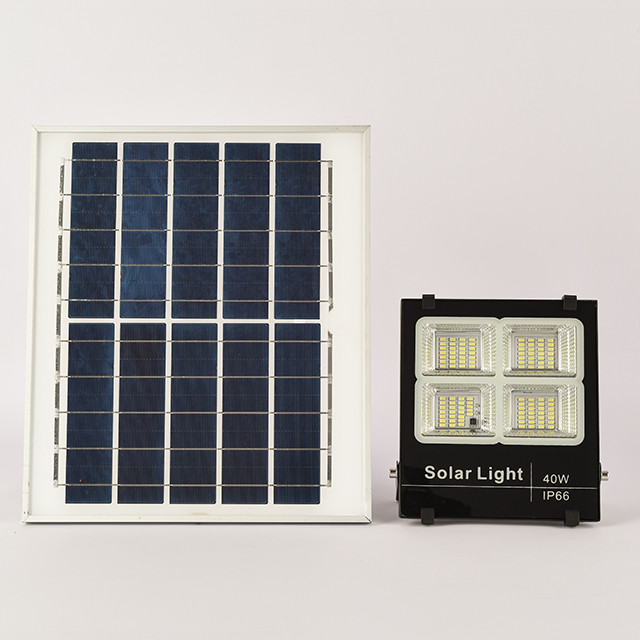 200W 40W 25W Monocrystalline Solar Powered LED Flood Light