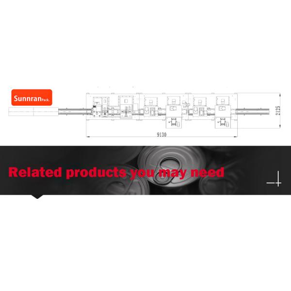 High speed Rectangular can production line