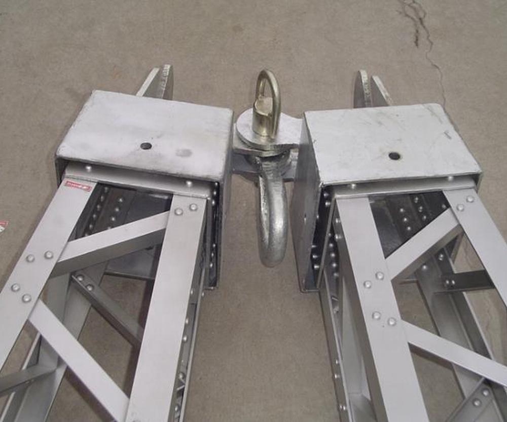 Aluminum Alloy Electrical Gin Pole for Tower Eretion Concrete Electric Pole