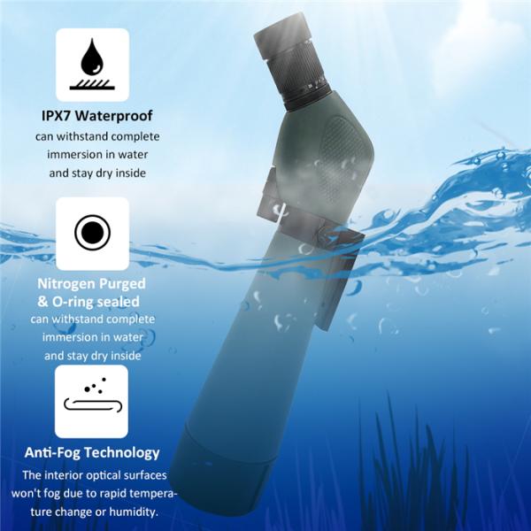 FMC Lens 80mm Spotting Telescope Day And Night Waterproof Sniper Tactical
