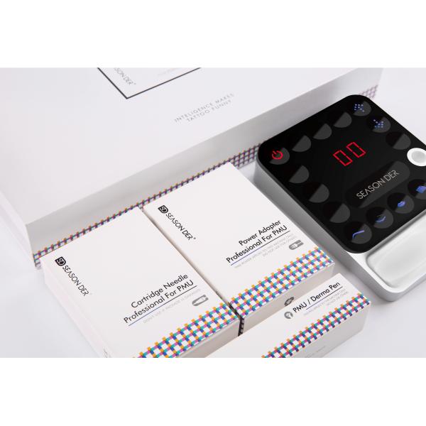 Stainless Steel Digital Cosmetic Tattoo Machine Touch Screen And Magnetic Control