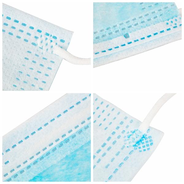 CE FDA Disposable Anti Dust Pleated 3 Ply Face Mask