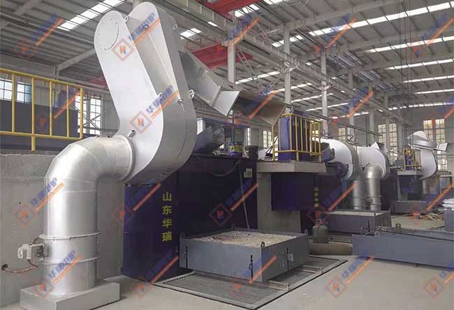 Medium Frequency Induction Aluminium Furnace Machine Air Cooling