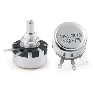 Buy cheap WX110(010) 1W Singleturn Wound Potentiometer High Precision Adjustable Knob Resistance 470 Ohm 1K 10K 22K product