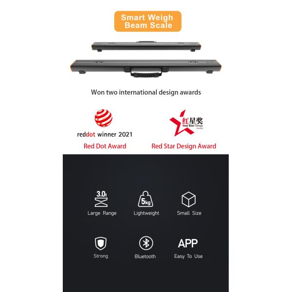 Weighing Bar Bluetooth Record with 1500kg Capacity