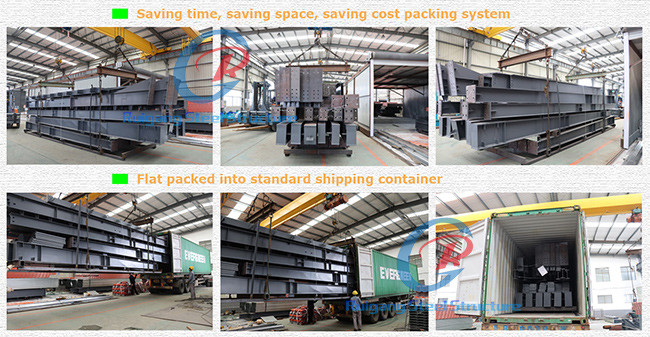 Metal Building Construction Industrial Prefabricated Metal Warehouse Fire Resistance