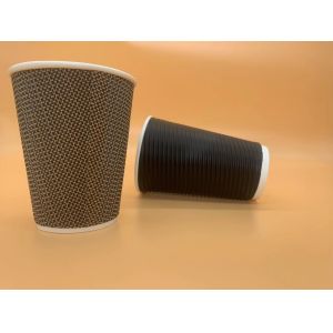 Various Specifications Hot Insulated Single PE Disposable Paper Coffee Cups
