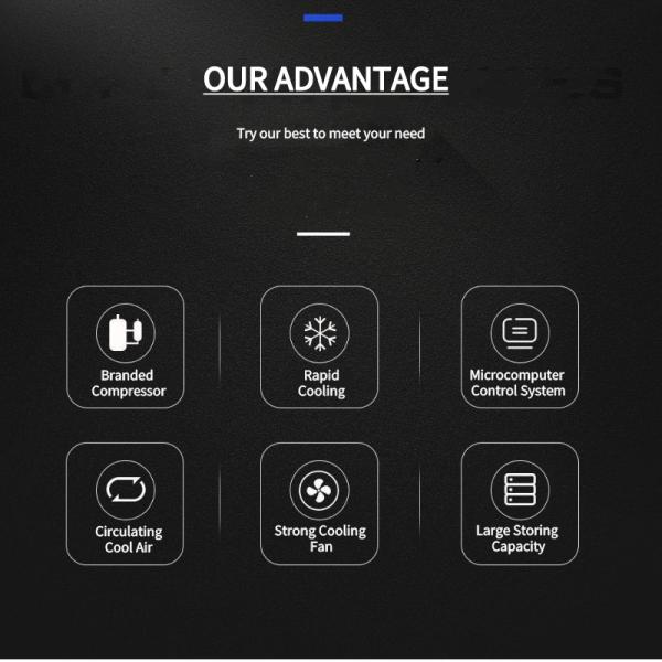 66-84 Bottles Red Wine Cooler Refrigerator Soundless Electric Powered