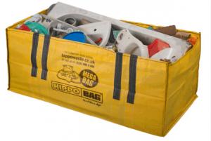 Buy cheap 3 Cubic Yards Custom Colors Skip Bag For Debris Garbage Packing  Garbage Bag product
