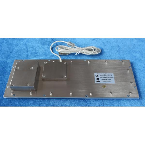 IP68 Waterproof Ruggedized Military Compact Keyboard With Touchpad 89 Keys 5V DC