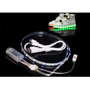 Buy cheap 450MA LED Light Strips For Shoes , Usb Powered Rgb Led Strip Rechargeable product
