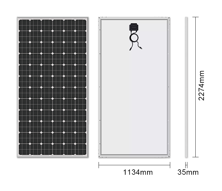 Waterproof IP65 670w Solar Panel Installation with A Grade and Compatible Connector