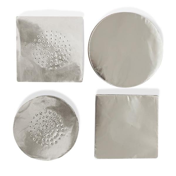 Sliver Round Pre Cut Sheet Shisha Aluminum Foil with Customized Width 8011 Alloy