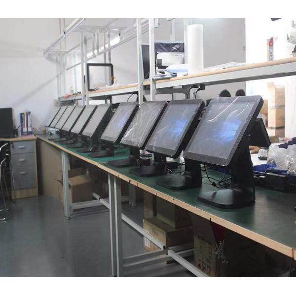 Restaurant Double Screen Pos Touch System , 12.1" POS Terminal Machine AC 100-260V