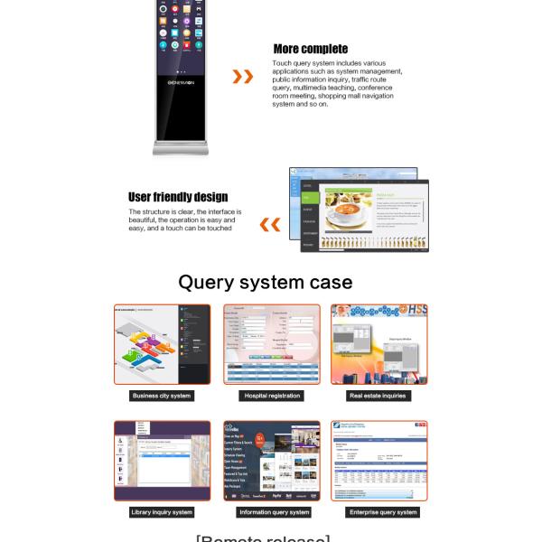 Full HD 1080P IR Multi Touch Screen Display Kiosk With Android Wifi System For Hospital