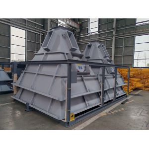 Heavy Duty Steel Dust Hopper For Industrial Baghouse Systems