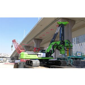 China Telescopic Low Headroom Piling Rig 200kN Crowd Force 20t Short Height 30rpm on sale