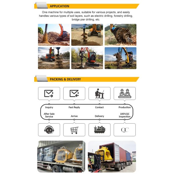 Customized 5-40ton Screw Pile Driver Excavators & Deep Hole Drilling Rigs Excavator Machine Digger Auger Screw Pile Driver Ground Screw Drilling For