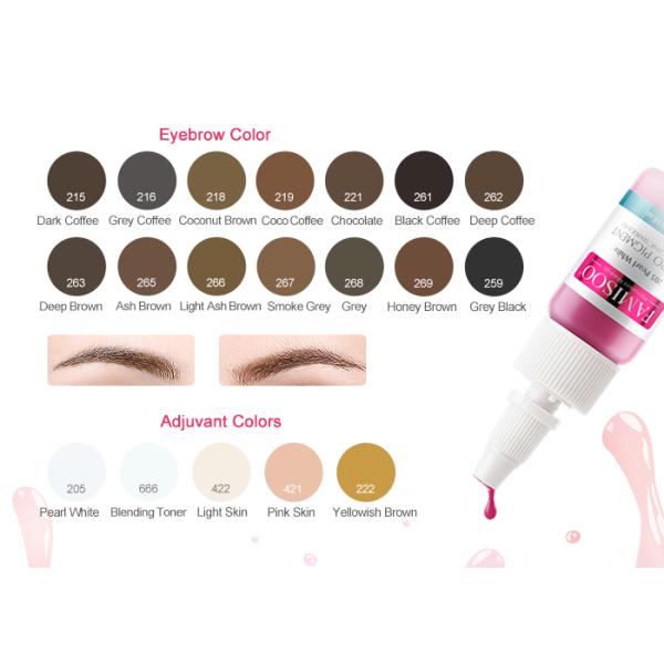 Corrector Adjuvant Permanent Makeup Pigments For Lips / Eyebrow / Eyeliner / Hair