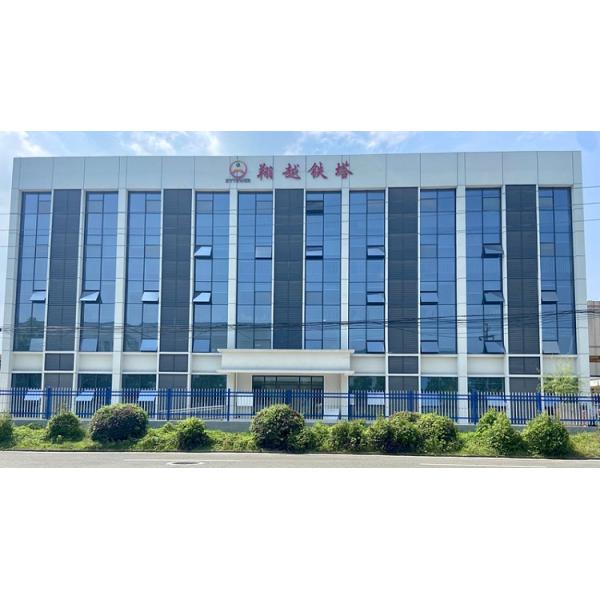 Self Supporting Galvanized Steel Pole Rooftop Antenna Tower For Telecom