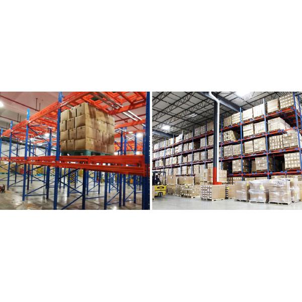 Push Back Pallet Racking High Density Warehouse Storage Racking Push Back Rack