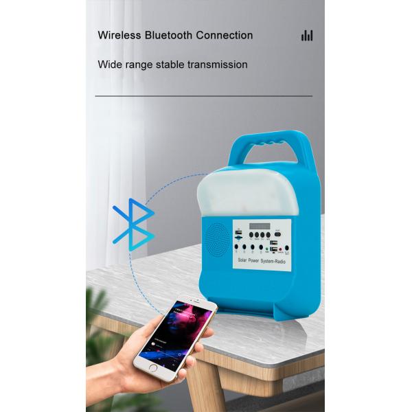 4Lamps Solar LED Home Lighting System 20W Waterproof Emergency Power Supply