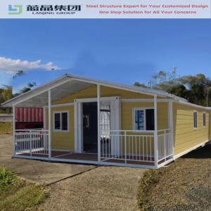 Buy cheap Luxury Tiny Prefab Modular Container House Expandable Office 20ft 40ft product