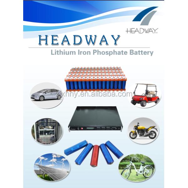 3.2V10Ah 38120S Lithium Battery Cell Headway Manufacturer High Quality Lithium Battery 3.2V10Ah 38120S LiFePO4 Cell