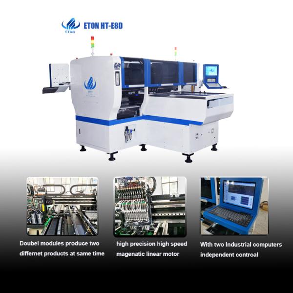 Multifunctional LEDs Pick And Place Machine Double Module Magnetic Linear Motor