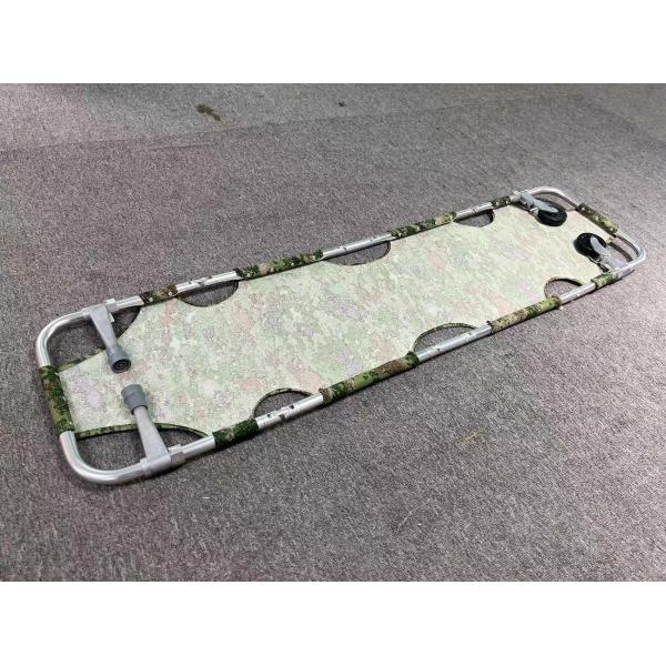 Two Wheels Two Supporting Legs Four Folde Stretcher Trolley 1200D Camouflage Oxford Leather