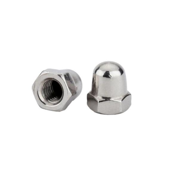 Nickel Plated Din1587 Hex Domed Nuts