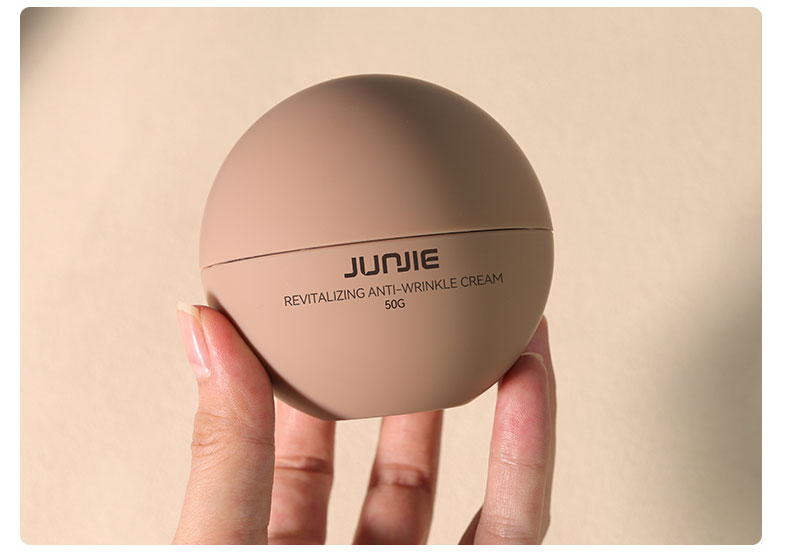 Custom Empty Plastic 50ml Luxury Skin Care Double Wall AS Jar Body Butter Ball Round Cosmetic Cream Jar Packaging Jars