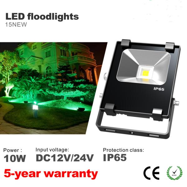 10W LED Floodlights DC12V/24V IP65 Waterproof Courtyard LED flood lighting