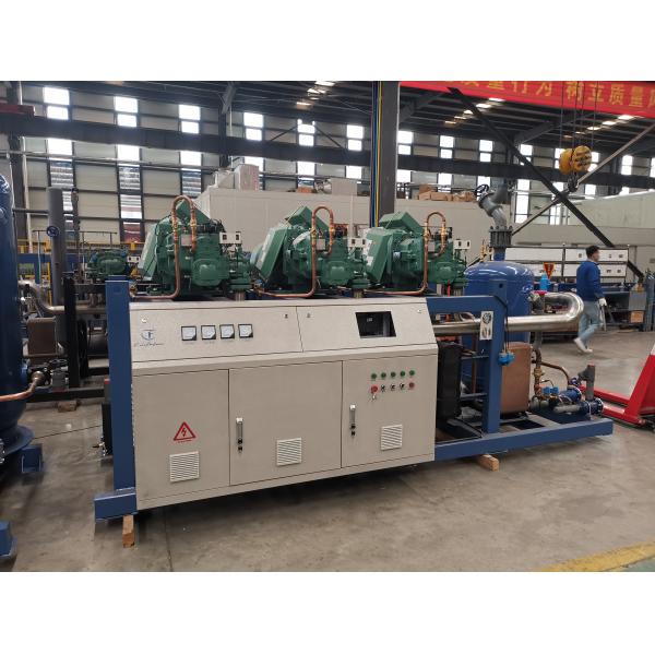 Customizable Screw Compressor Unit R404a Refrigerant / Refrigeration Unit