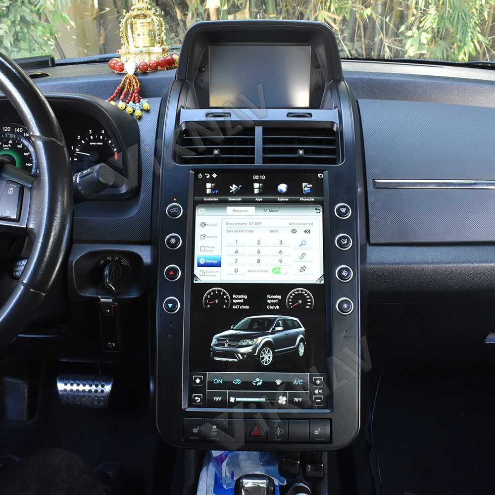 VIKNAV 13.6 Inch Car Radio For Dodge Journey 2009-2015 Android Wireless Carplay Head Unit Stereo