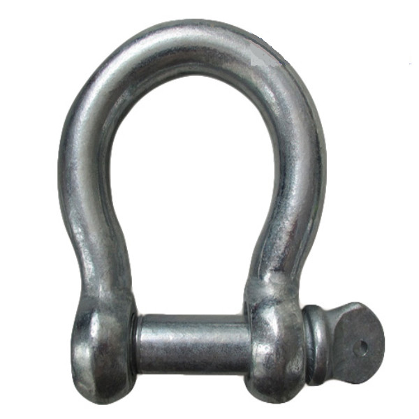 M50 Electric Screw Pin Anchor Shackle European Type Galvanized Anchor Shackle