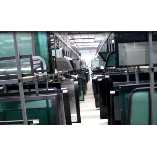 Unbreakable Clear Bus Windshield Glass Precise Design Excellent Performance