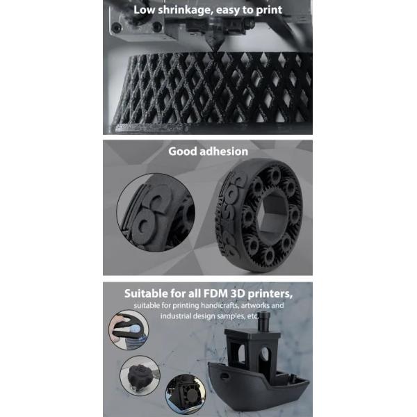 ASA Carbon Fiber PC Filament 3D Printer Filament 1.75mm Filament 1kg 3D Printing Filament