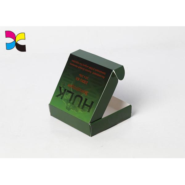 Green Offset Printing Corrugated Cardboard Boxes One Side Matte Lamination