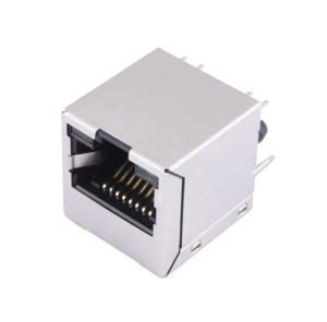 Buy cheap 8P8C Vertical Mount 100M RJ45 Ethernet Connector product